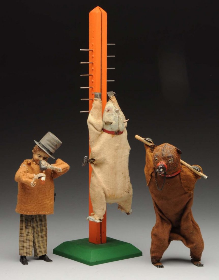 Lot of 3: French Wind-Up Toys. (1 of 4)