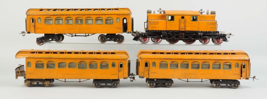 Lot Of 4: Ives Passenger Set. (1 of 2)