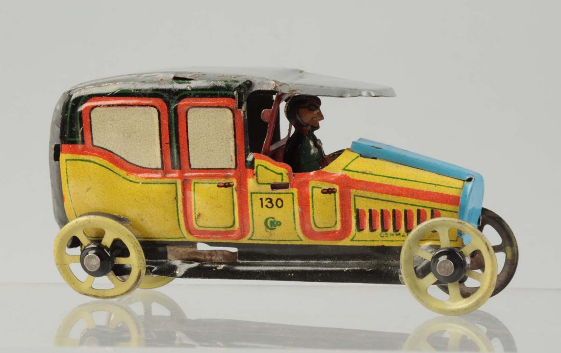 German Tin Litho Automobile Penny Toy. (1 of 2)