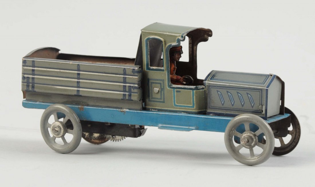 German Tin Litho Wind Up Truck Penny Toy. (1 of 2)