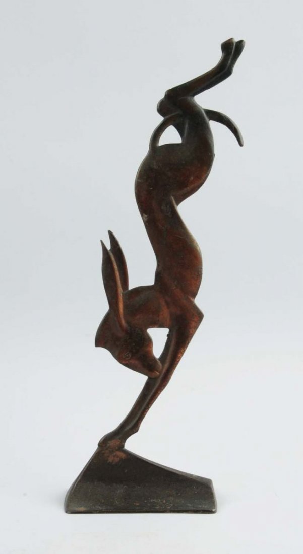 Cast Iron Kicking Donkey Doorstop. (1 of 3)