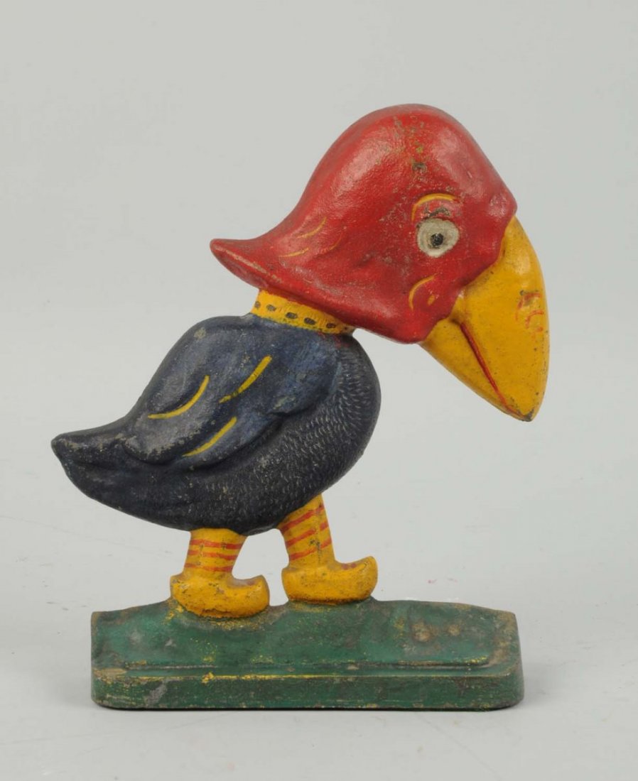 Cast Iron Jay Hawk Doorstop. (1 of 2)