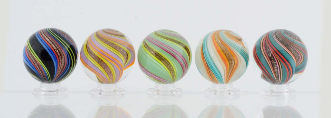 Lot of 5: Mark Matthews Triple Lutz Marbles. (1 of 2)