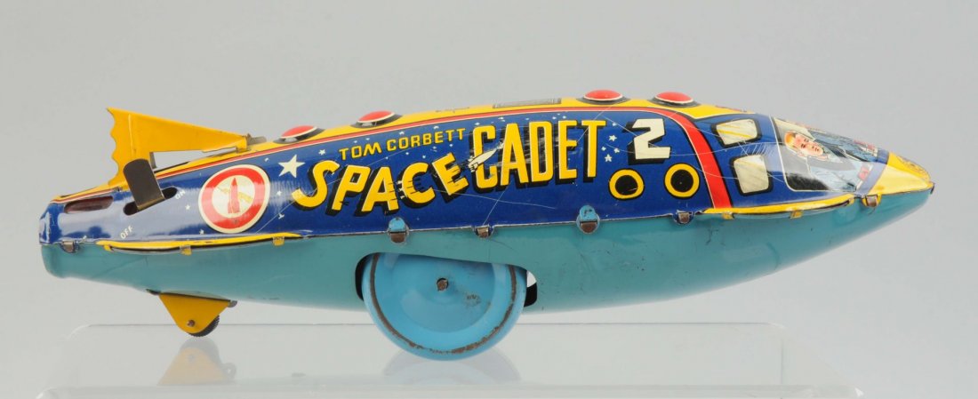 Marx Tin Litho Wind-Up Tom Corbett Space Cadet. (1 of 2)
