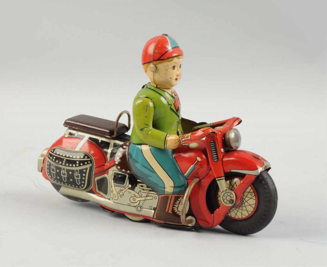 Japanese Tin Litho Friction General Motorcycle Toy (1 of 2)