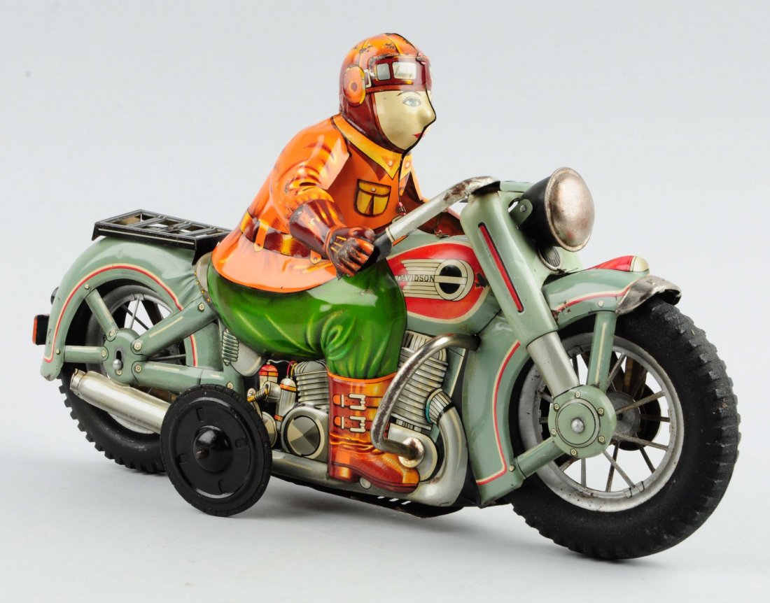 Japanese Harley Davidson Motorcycle Toy. (1 of 2)