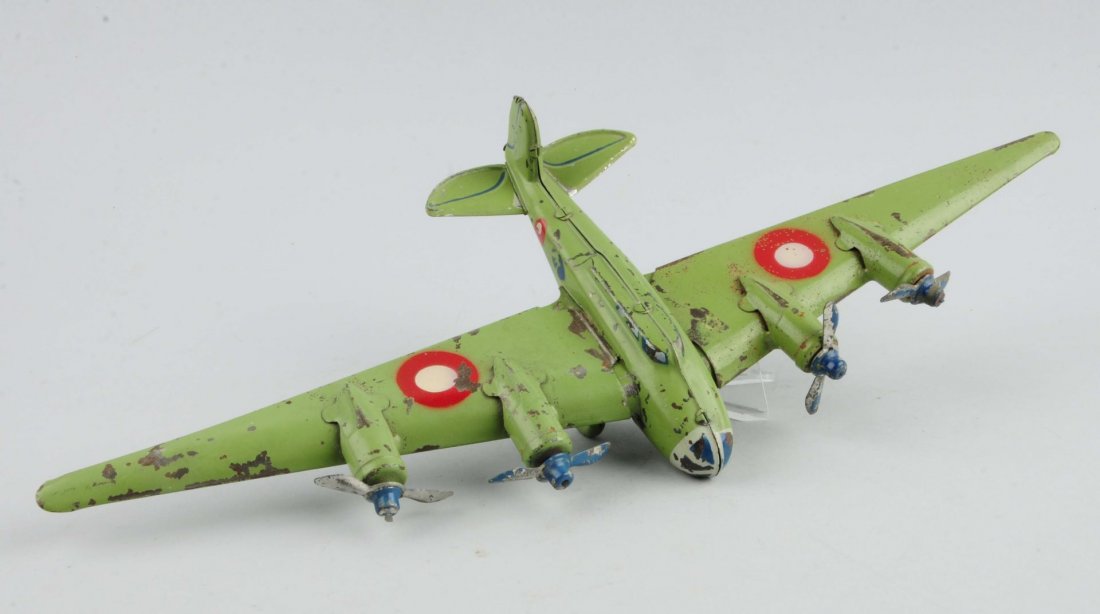 Rare Pre War Japanese Tin Wind Up Airplane. (1 of 2)