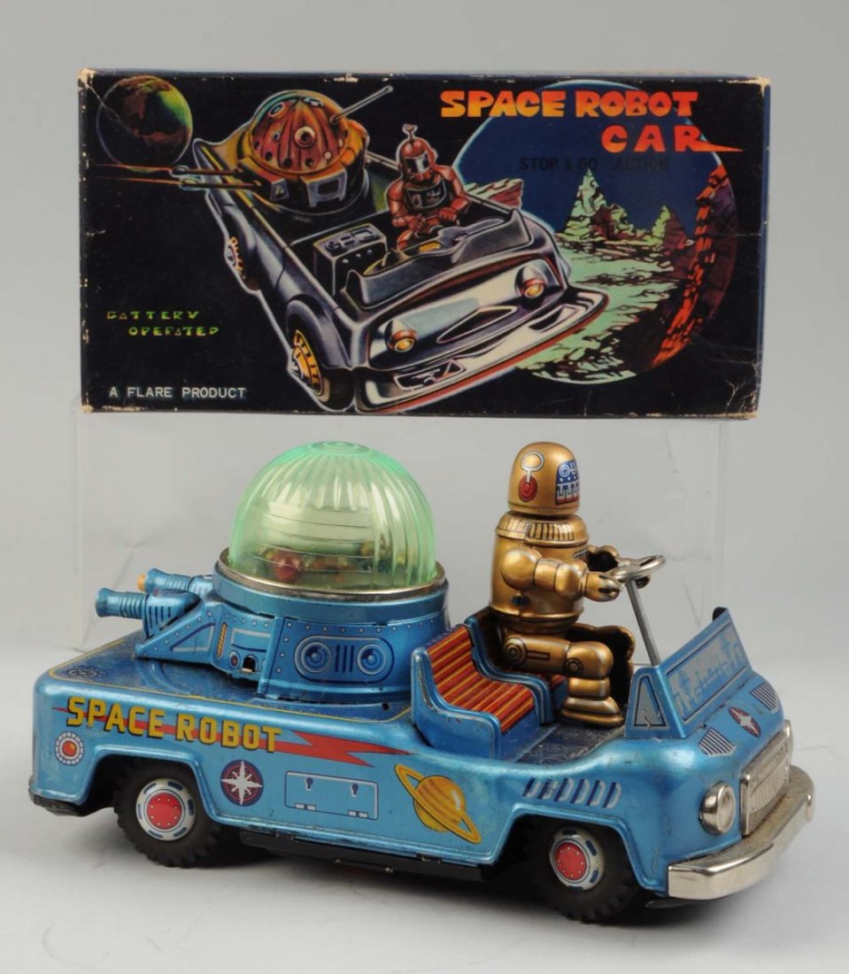 旭玩具ロボット スペース パトロール メルセデス ベンツ tin toy car 旭玩具ロボット スペース パトロール メルセデス ベンツ tin toy