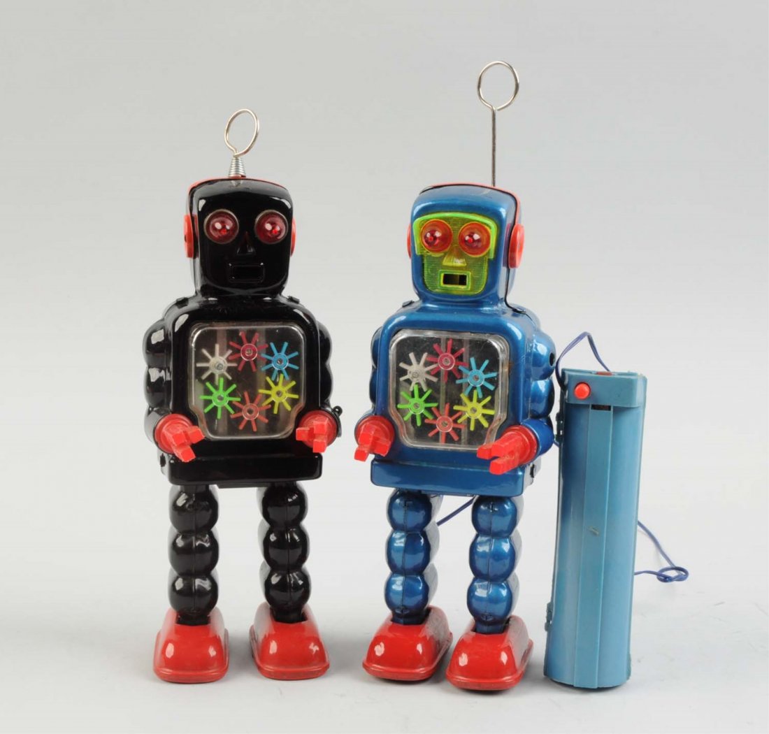 Lot Of 2: Japanese High Wheel Robots. (1 of 2)