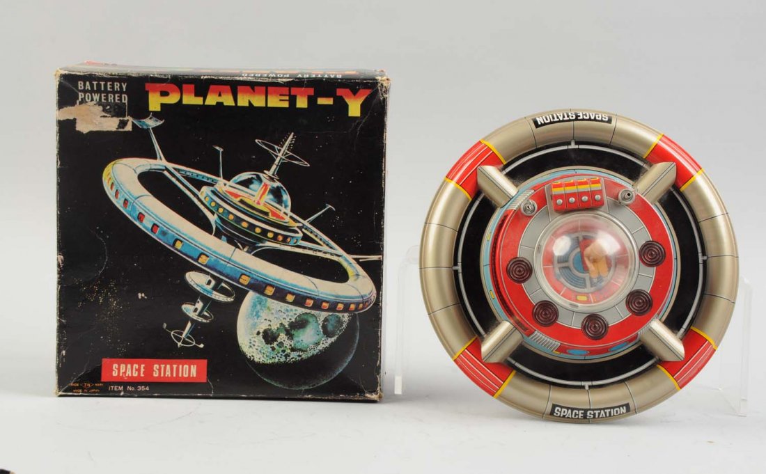 ポパイ！！野村トーイ PLANET-Ｙ SPACE STATION 宇宙船 Nomura - Planet Y Space Station - Vintage Spacetoys