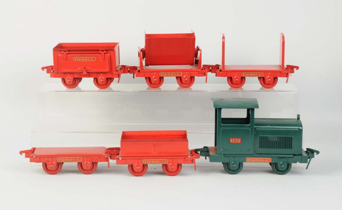Pressed Steel Buddy L Industrial Train Set. (1 of 1)