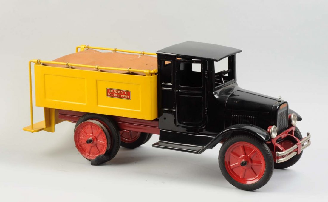Pressed Steel Buddy L Ice Delivery Truck. (1 of 2)