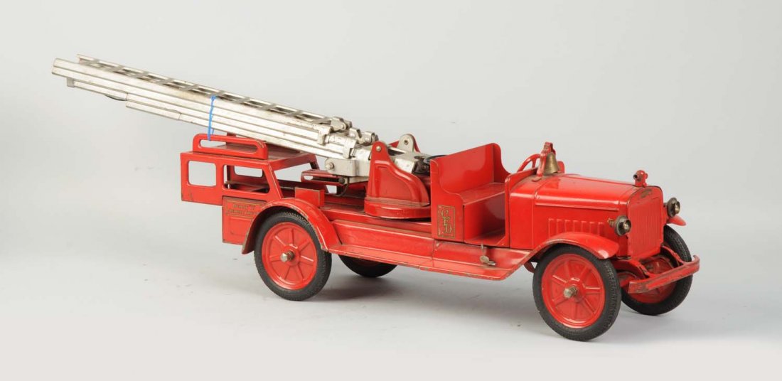 Pressed Steel Buddy L Aerial Ladder. (1 of 2)