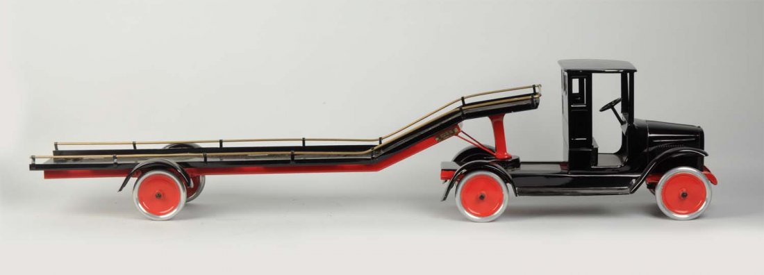 Pressed Steel Contemporary Buddy L Car Hauler. (1 of 2)