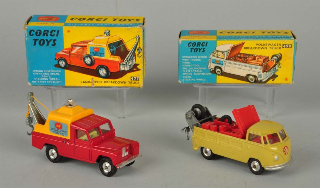 Lot Of 2: Corgi #477 & #490 Breakdown Trucks. (1 of 5)