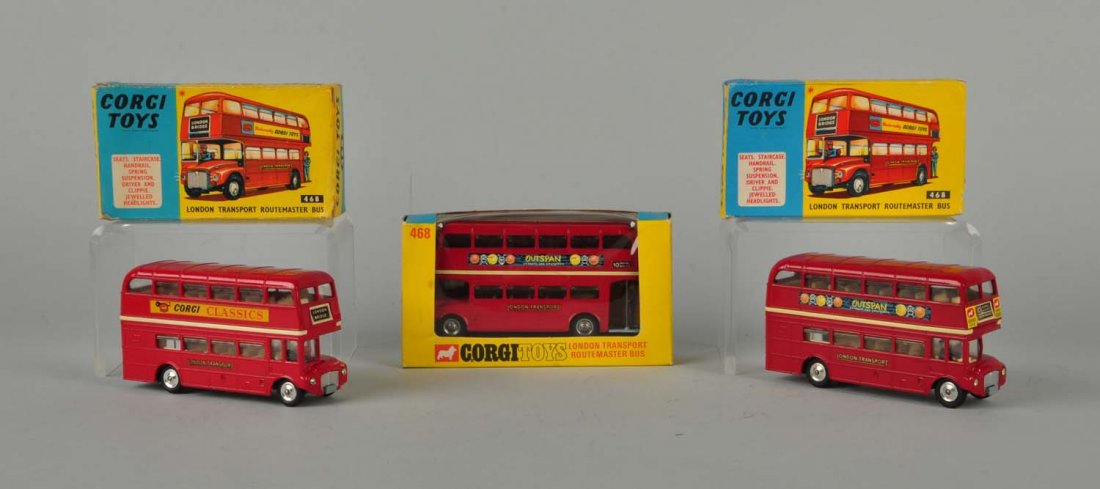 Lot Of 3: Corgi #468 London Buses. (1 of 4)