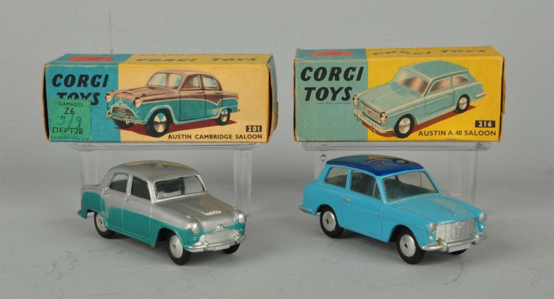 Lot Of 2: Corgi #201 Austin Cambridge & #216 A.40. (1 of 4)