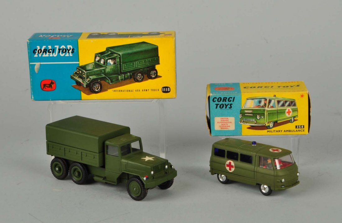 Lot Of 2: Corgi #354 & #1118 Military Vehicles. (1 of 4)