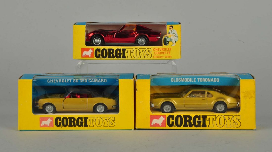 Lot Of 3: Corgi #276, #300 & #338 Sports Cars. (1 of 4)