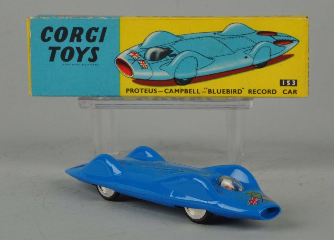 Corgi #153 Proteus-Campbell-"Bluebird" Record Car. (1 of 6)