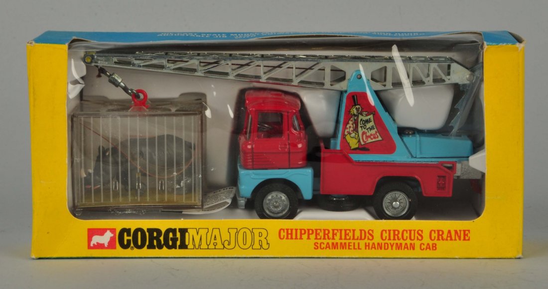 Corgi #1144 Chipperfield Circus Crane & Rhino Cage (1 of 4)