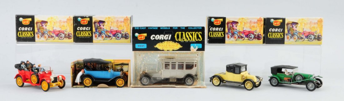 Lot Of 5: Assorted Corgi Classic Cars In Boxes. (1 of 1)