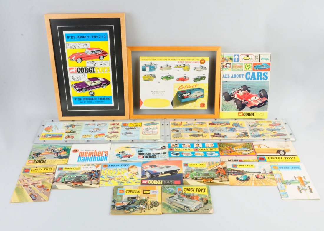 Lot Of Assorted Framed Corgi Signs & Books. (1 of 2)