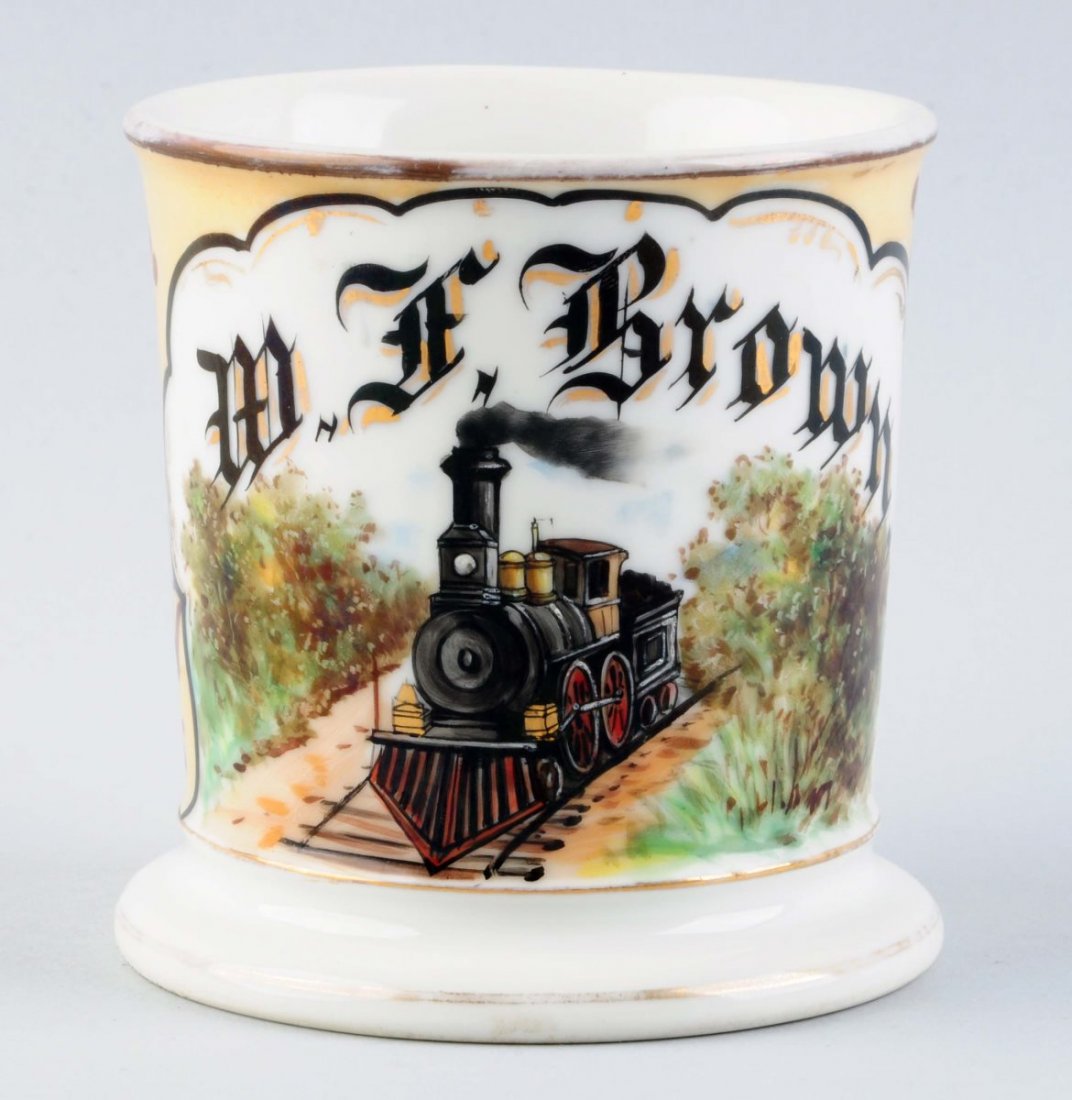 Locomotive Occupational Shaving Mug. (1 of 5)
