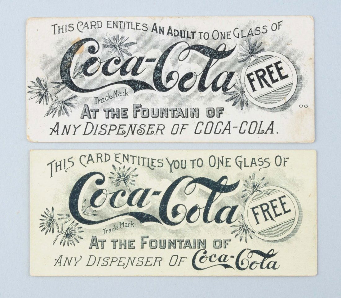 Lot of 2: 1900 Cola Coca Coupon. (1 of 2)