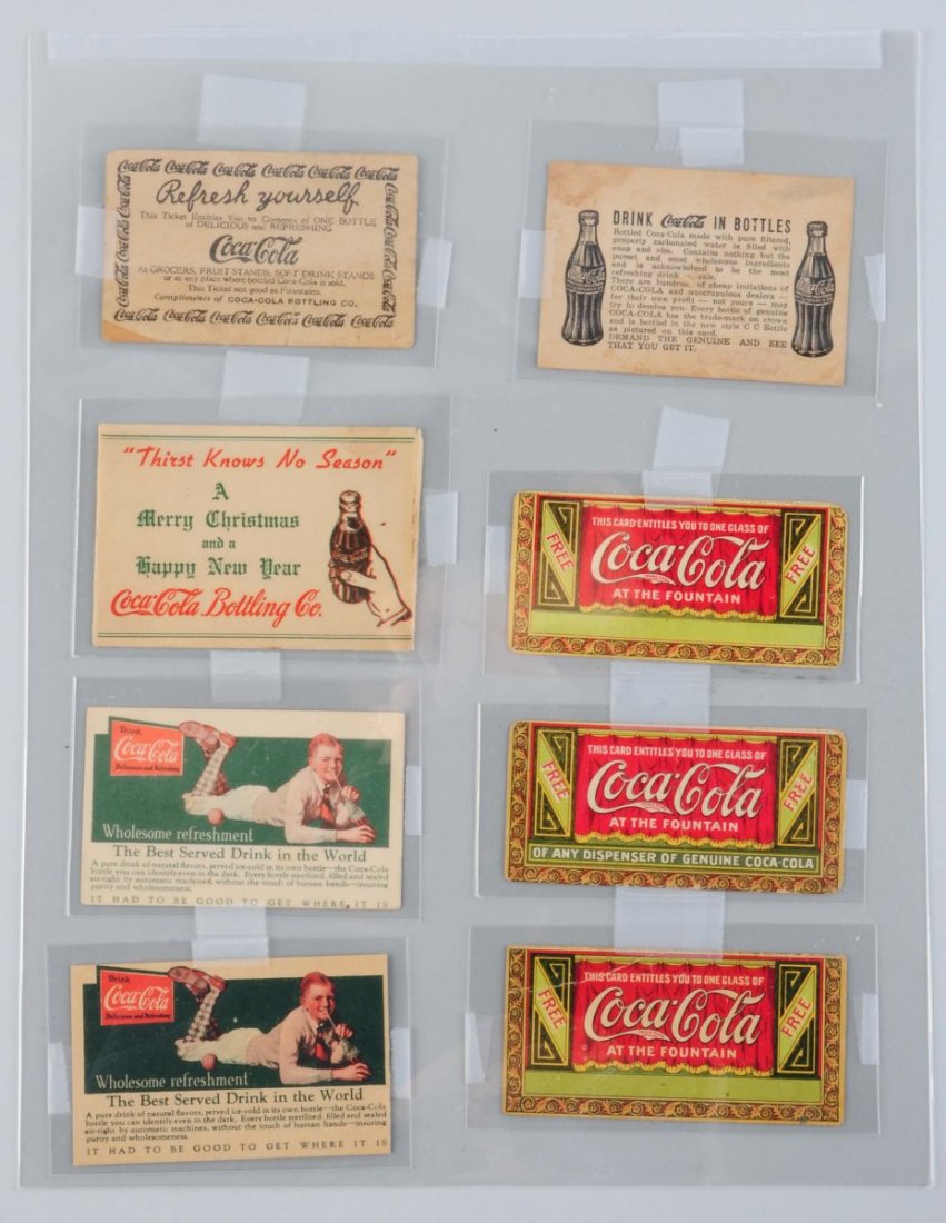 Lot of 8: Coca Cola Coupons. (1 of 2)