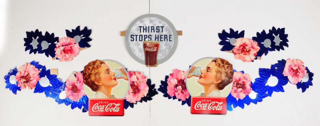 1939 Coca-Cola 5-Piece Festoon. (1 of 1)