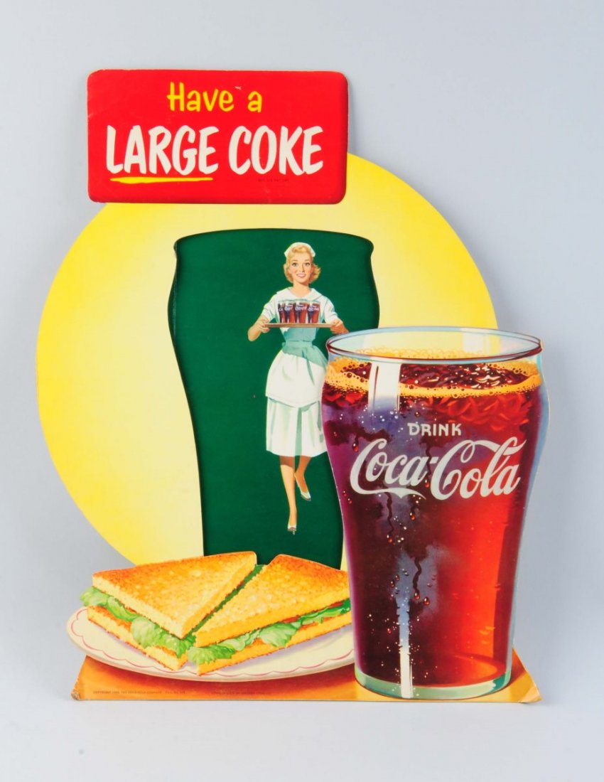 Have a Large Coke Cardboard Display. (1 of 1)