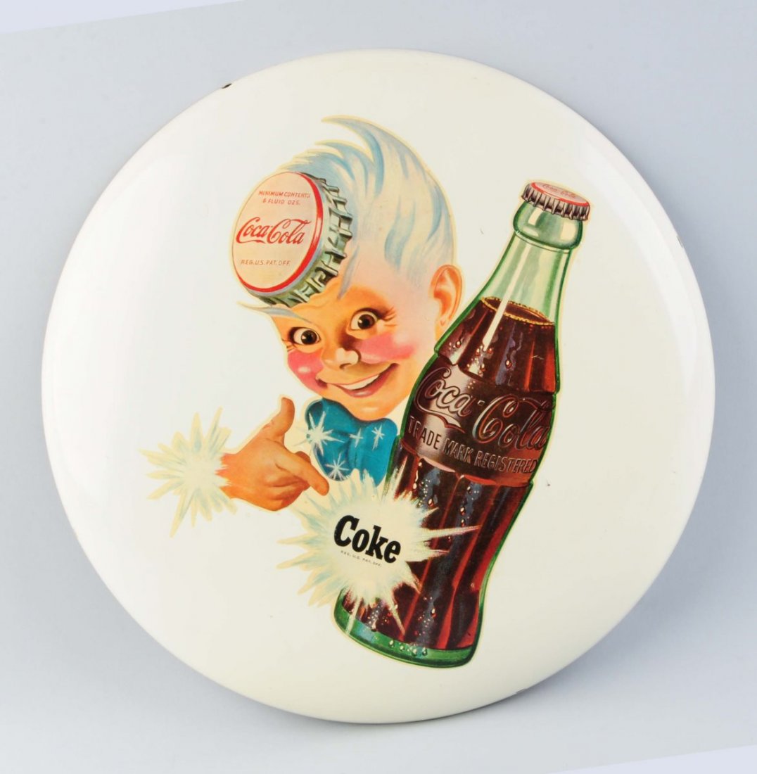 Coca Cola Button with Sprit Boy. (1 of 1)