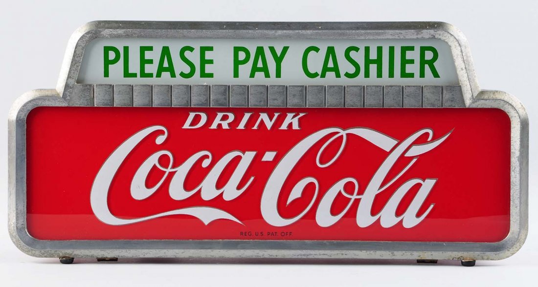 1950’s Coca Cola Light Up Sign. (1 of 2)