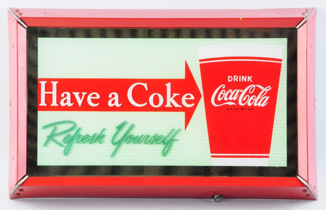 1950's Coca Cola Light Up Display. (1 of 2)