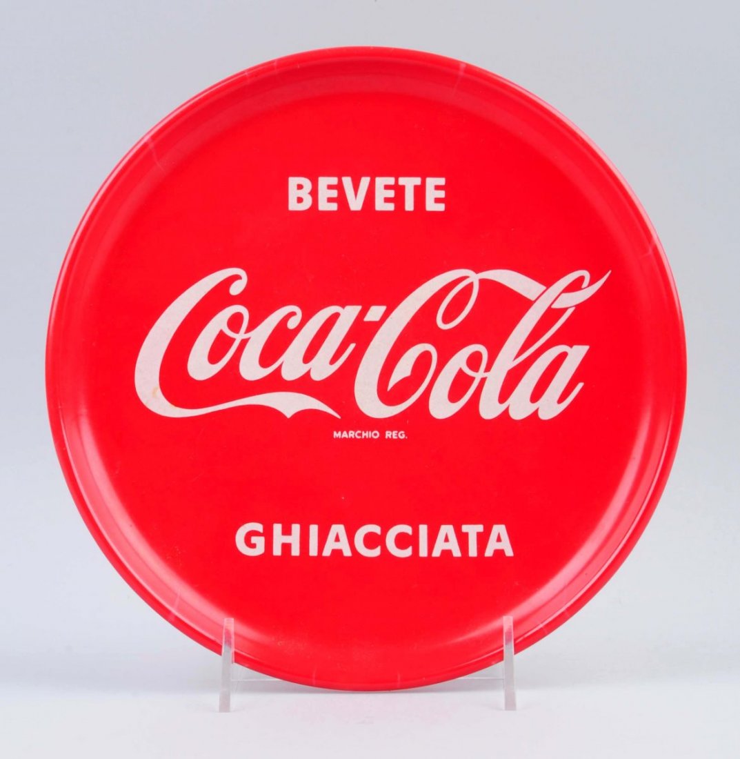 Italian Plastic Coca Cola Serving Tray. (1 of 2)