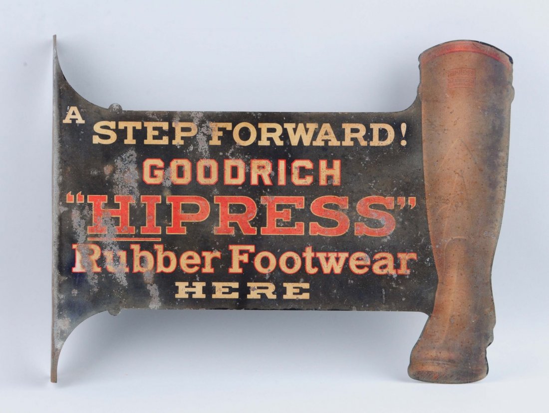 Goodrich Hipress Advertising Flange Sign. (1 of 2)