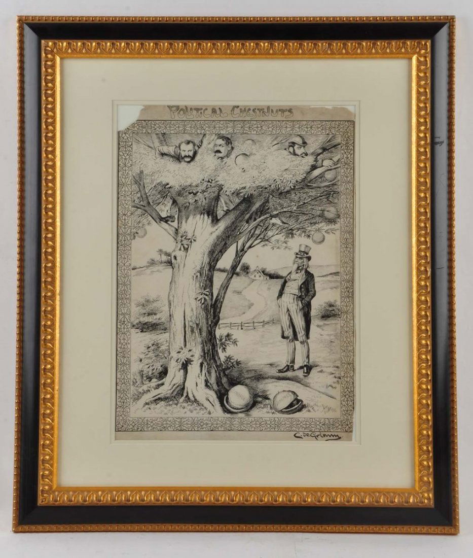 Political Chestnuts Original Cover Illustration. (1 of 1)