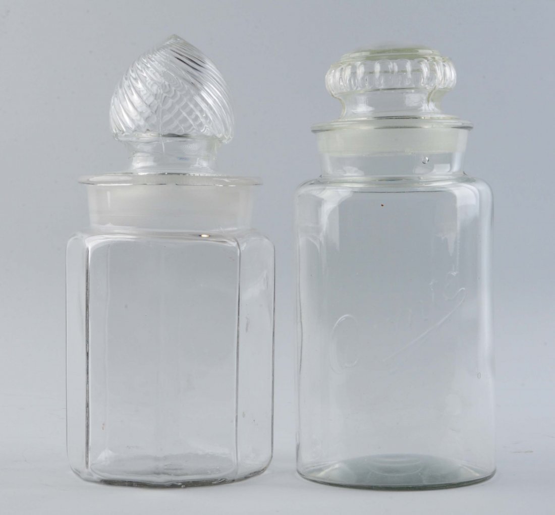 Lot Of 2: Candy Show Jars. (1 of 1)