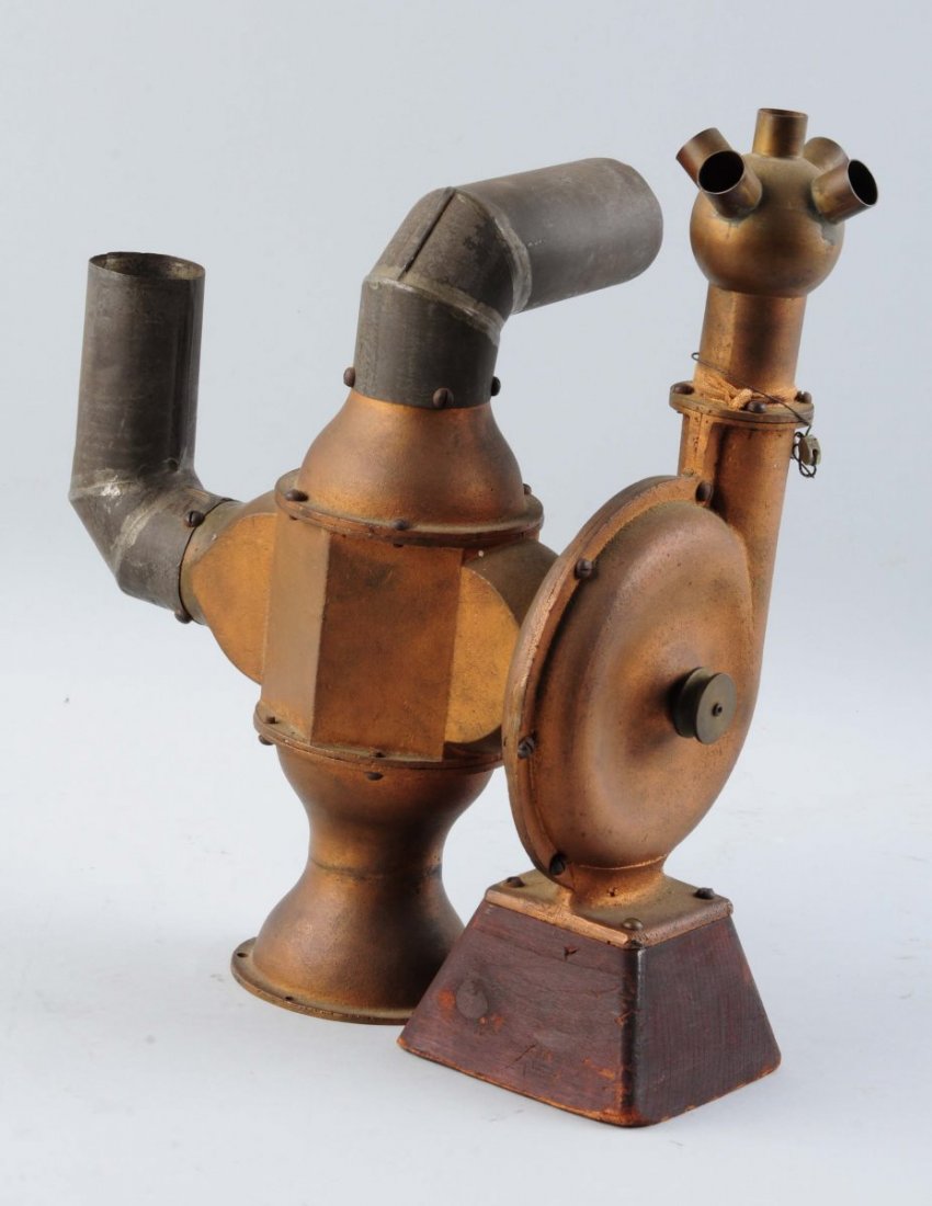 Patent Model For Forced Hot Air System. (1 of 2)