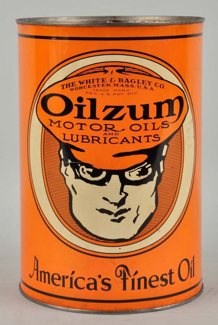 Oilzum Motor Oil "America's Finest Oil" with Logo. (1 of 2)