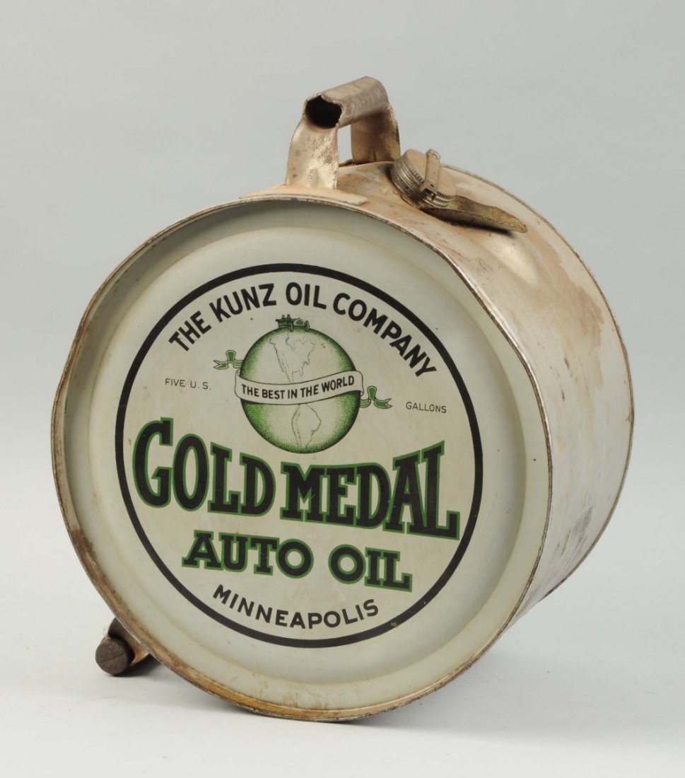 Kunz Oil Five Gallon Rocker Can.
