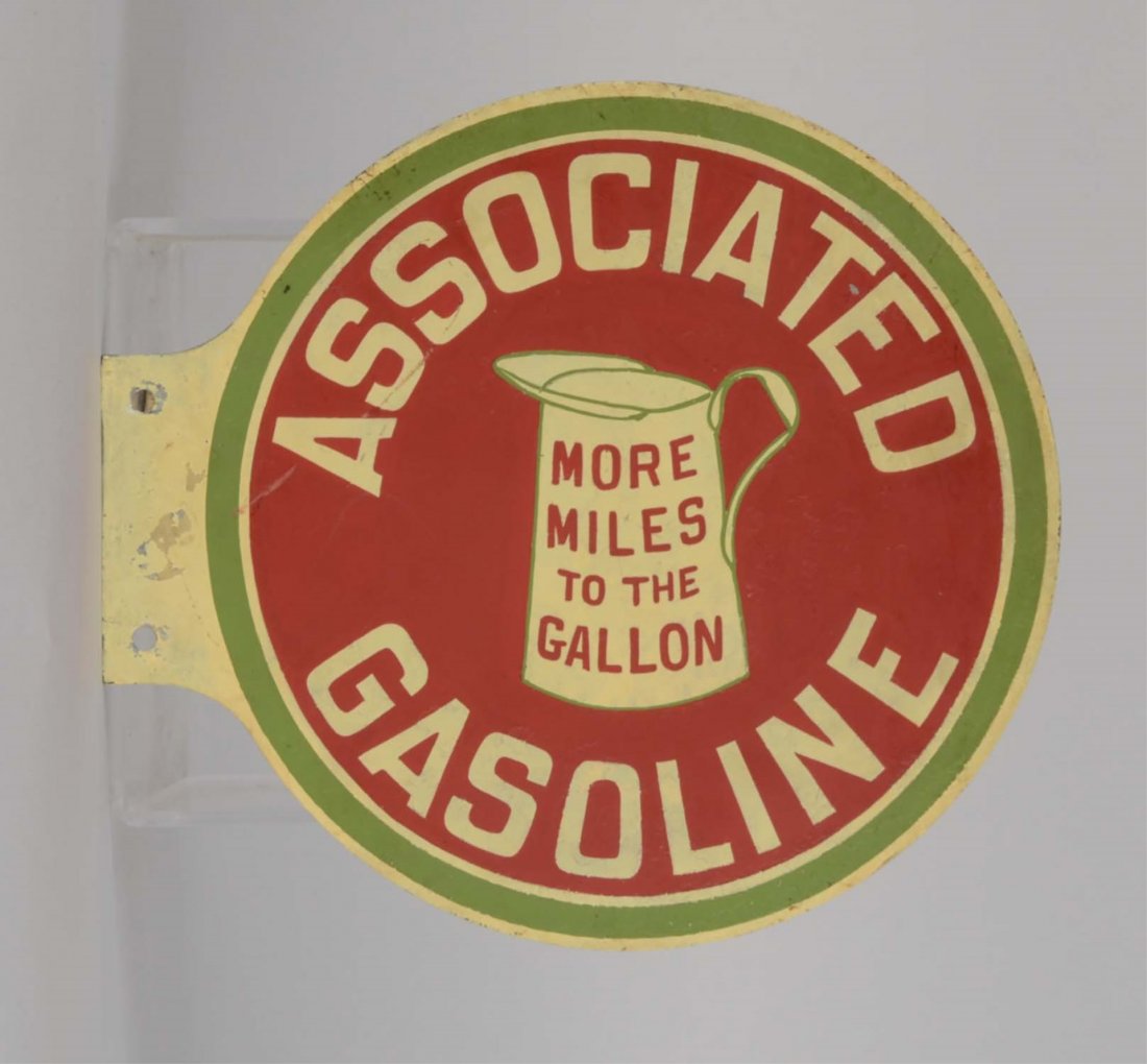 Restored Associated Gas Sign. (1 of 4)