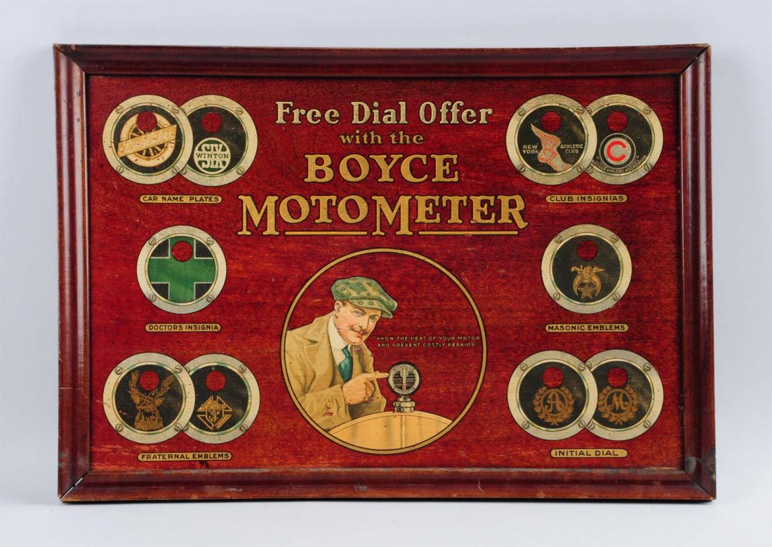 Free Dial Offer with the Boyce Moto Meter Sign. (1 of 1)