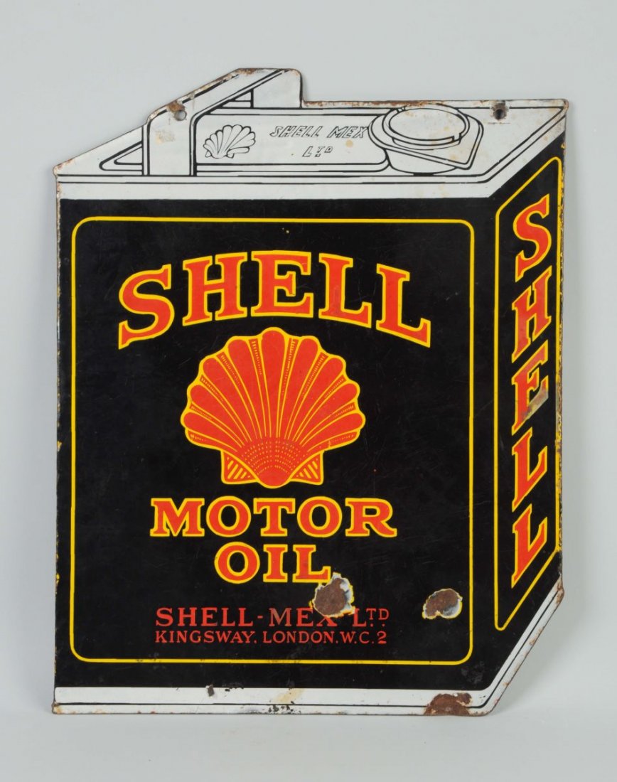 Shell Motor Oil with Logo Sign.
