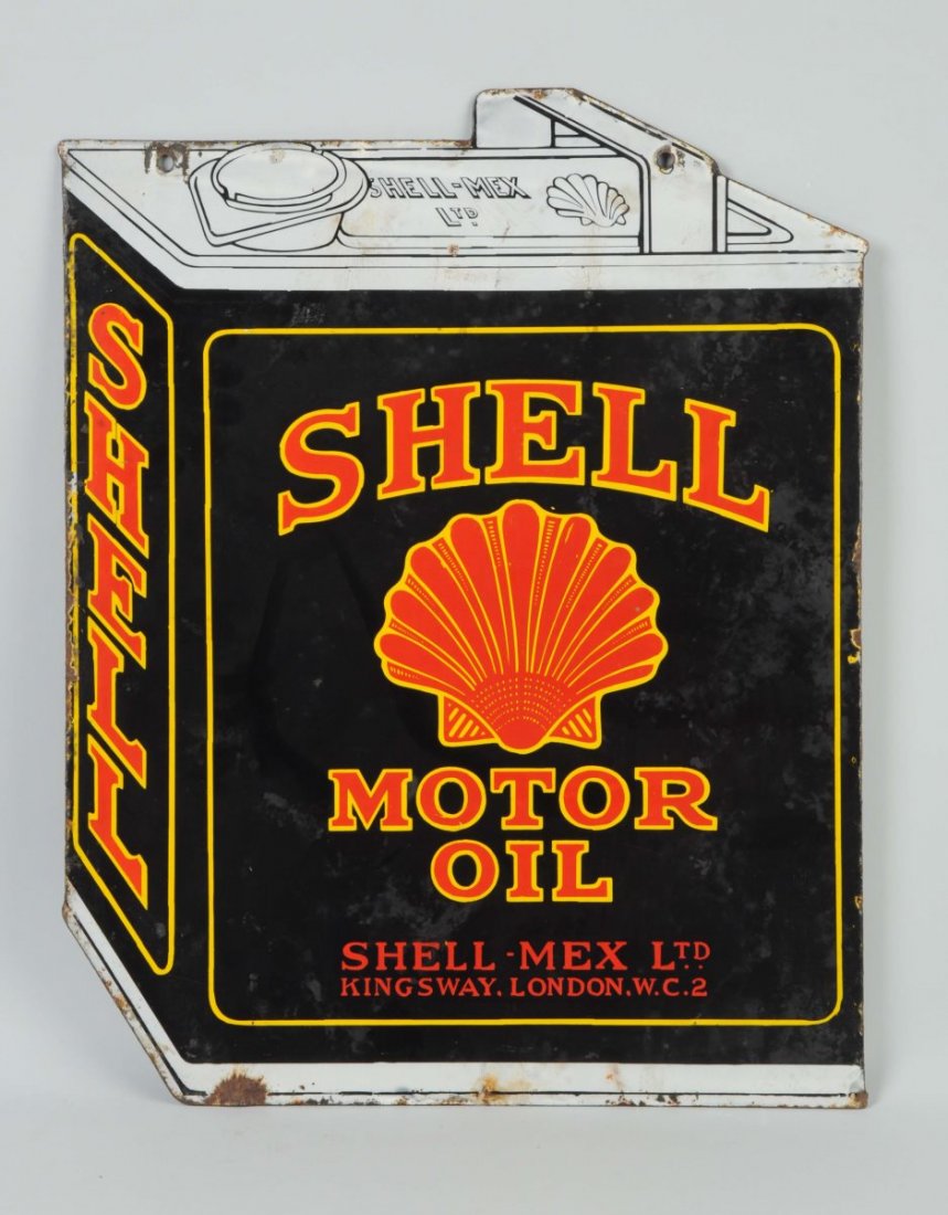 Shell Motor Oil with Logo Sign. - 2