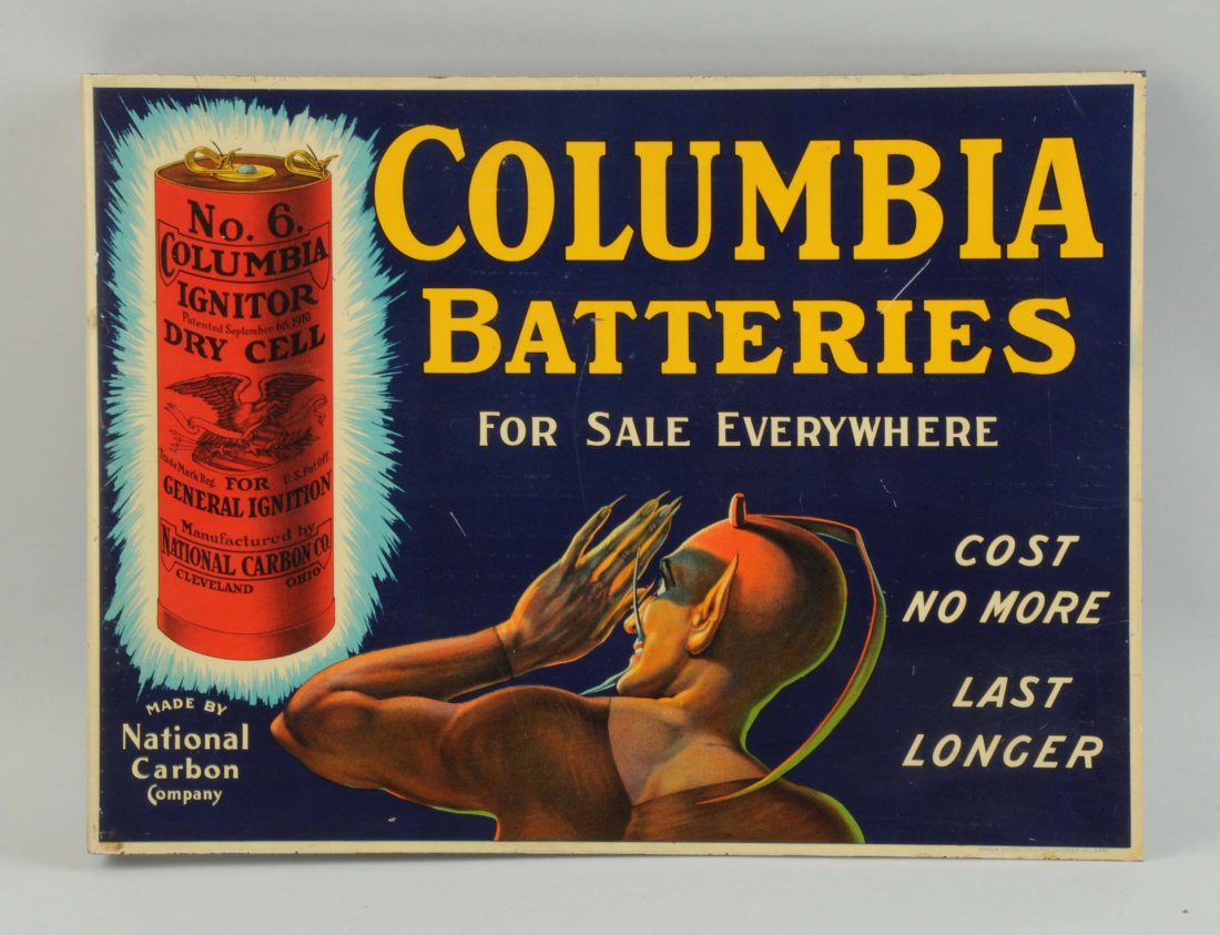 Columbia Batteries with Nice Battery Graphics Sign (1 of 2)