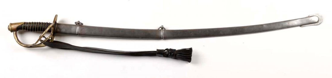 Henry Boker Model 1860 Light Cavalry Sword: Henry Boker imported blades from his brother Heinrich in Germany and assembled the swords in the United States. It is estimated that he sold 45,000 Model 1860 light cavalry swords to the Union during 