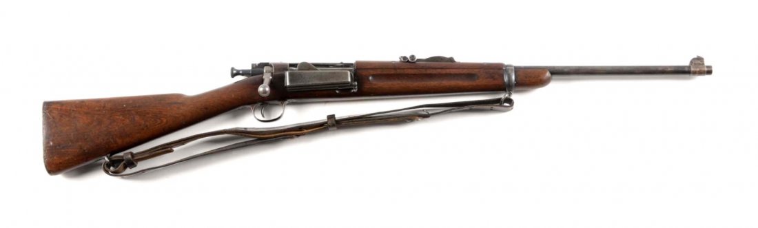 (C) US Springfield Krag Model 1898 Carbine.: Serial # 206222 Barrel length 22", .30-40 Krag. Offered is an altered Model 1898 Krag rifle to carbine configuration. While this may have been done at the armory, it is not an original 1898 Krag carbi