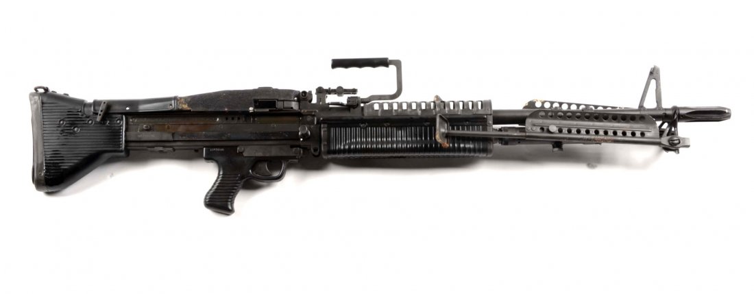 Springfield SA-1 Belt Fed Model 60 Rifle (M).: Serial # G1165 barrel length 23", .308 caliber. These rifles are newly manufactured in Geneso, IL by Springfield. They are fully legal, semi-automatic as manufactured and are operated via belt feed. M